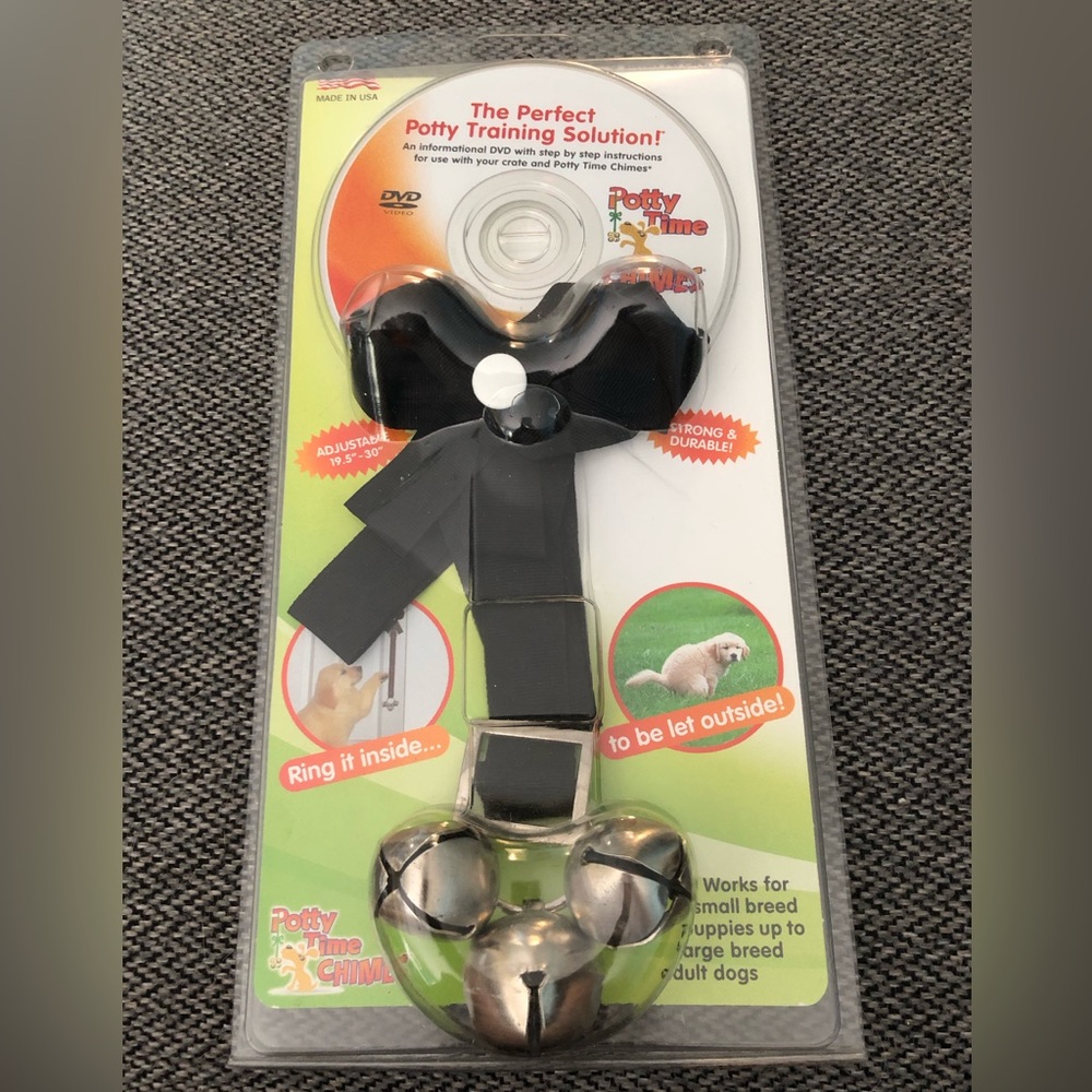 Potty Time Chimes - Bells To Housebreak Your Puppy, Includes DVD
